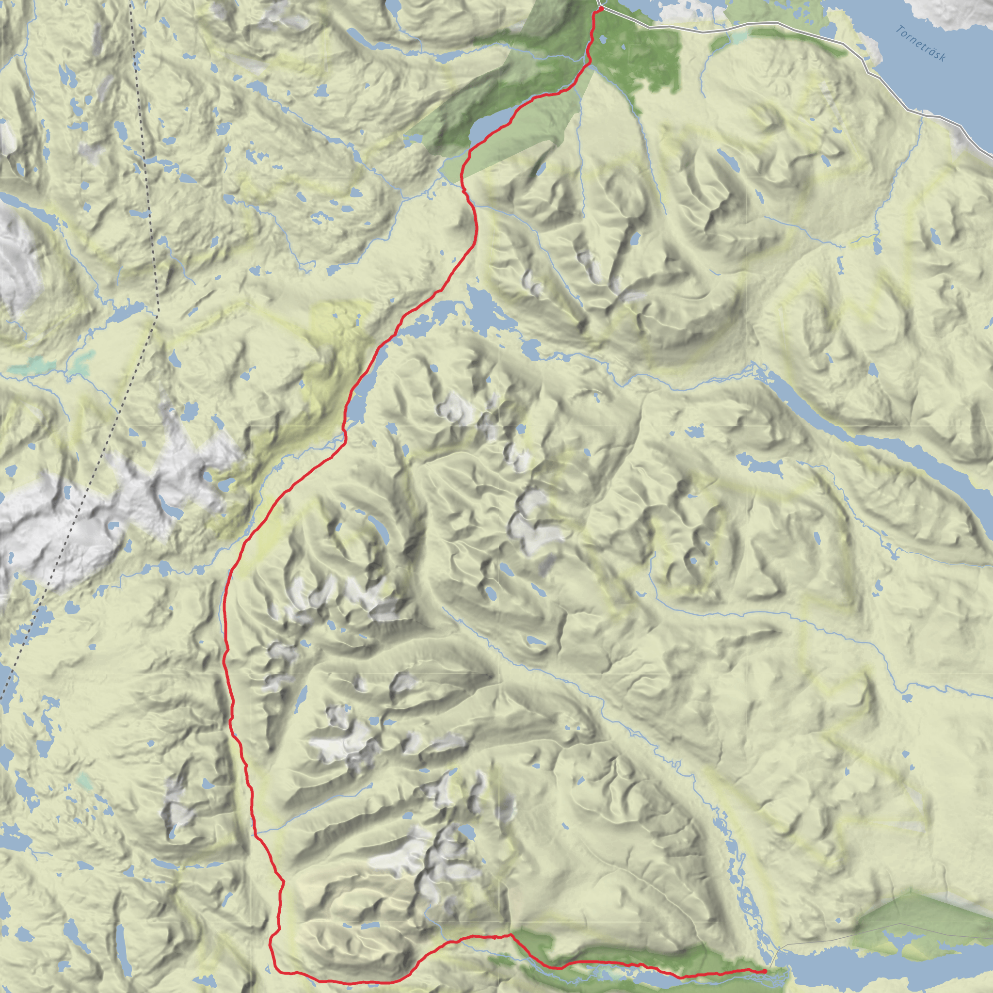 Lapland Trail mobile static map