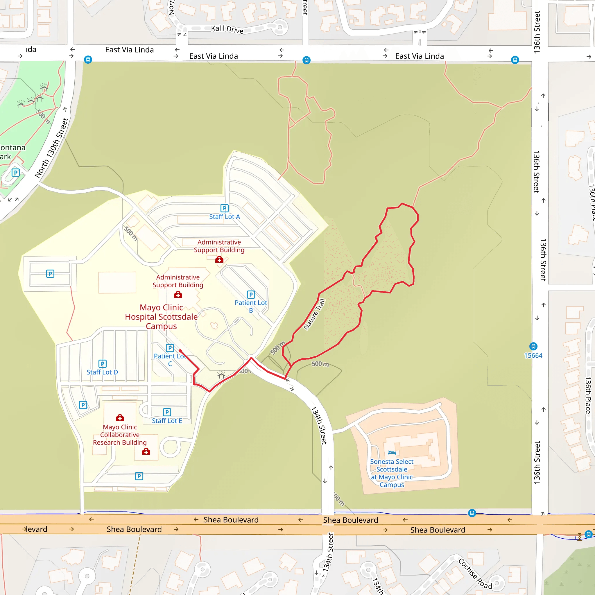 Nature Trail Loop mobile static map