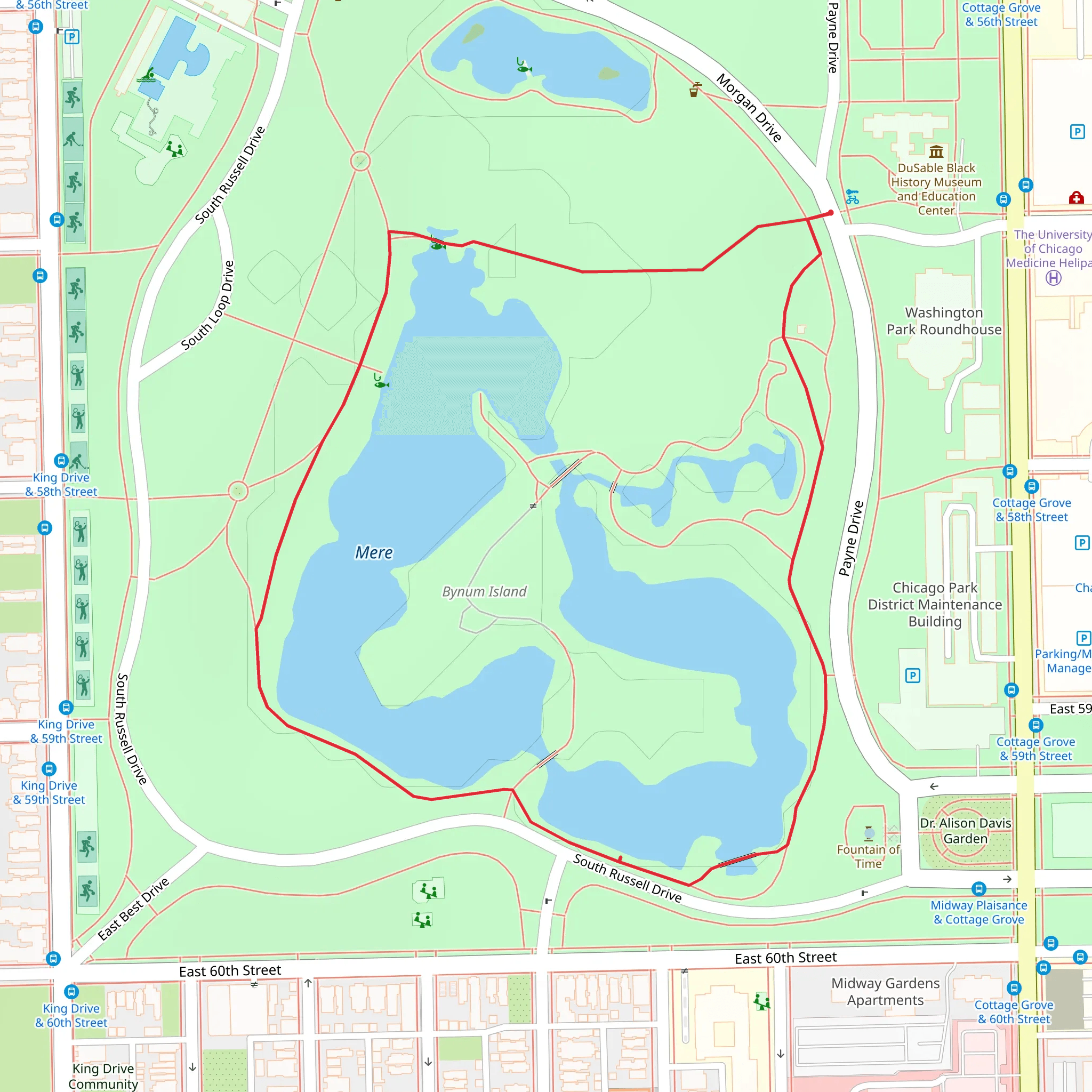 Mere Loop mobile static map