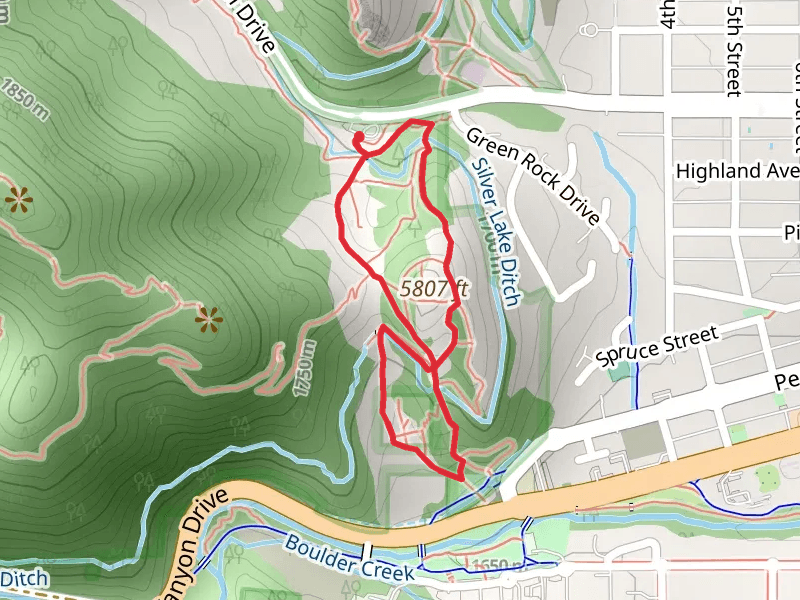 Red Rocks and Red Rocks Spur Loop