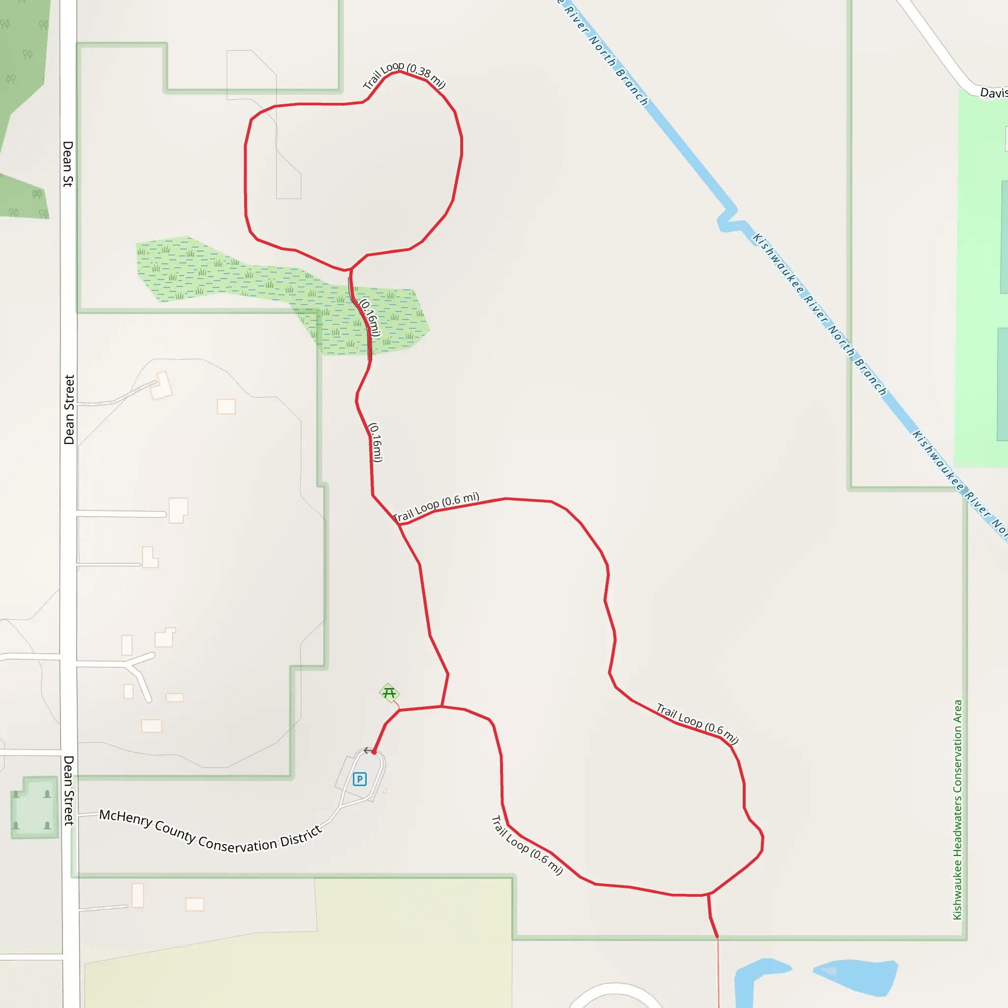 Trail Loop - McHenry County Conservation District mobile static map