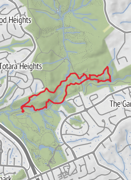 Puhinui Stream Native Forest mobile static map