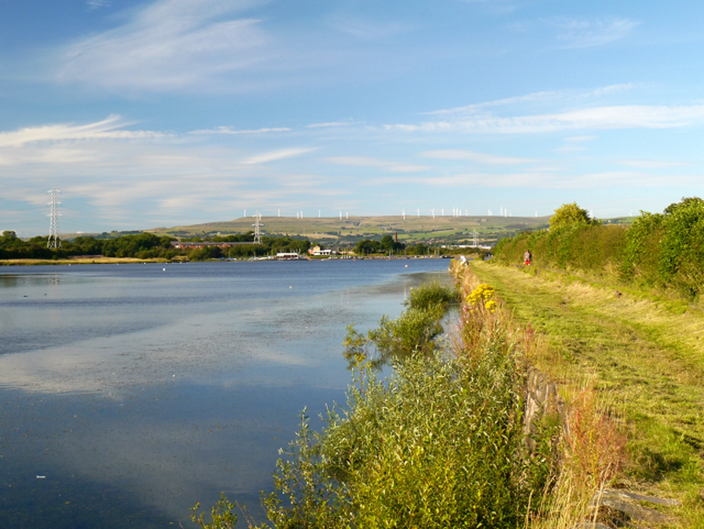 An image depicting the trail Bury Canal Loop and its surrounding area.