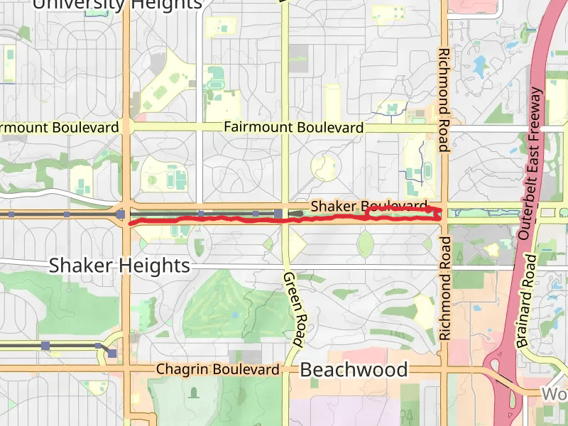 Shaker Blvd Multi Purpose Trail