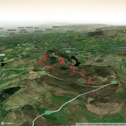 Gout Valley, Foxlow Edge and shining Tor Loop