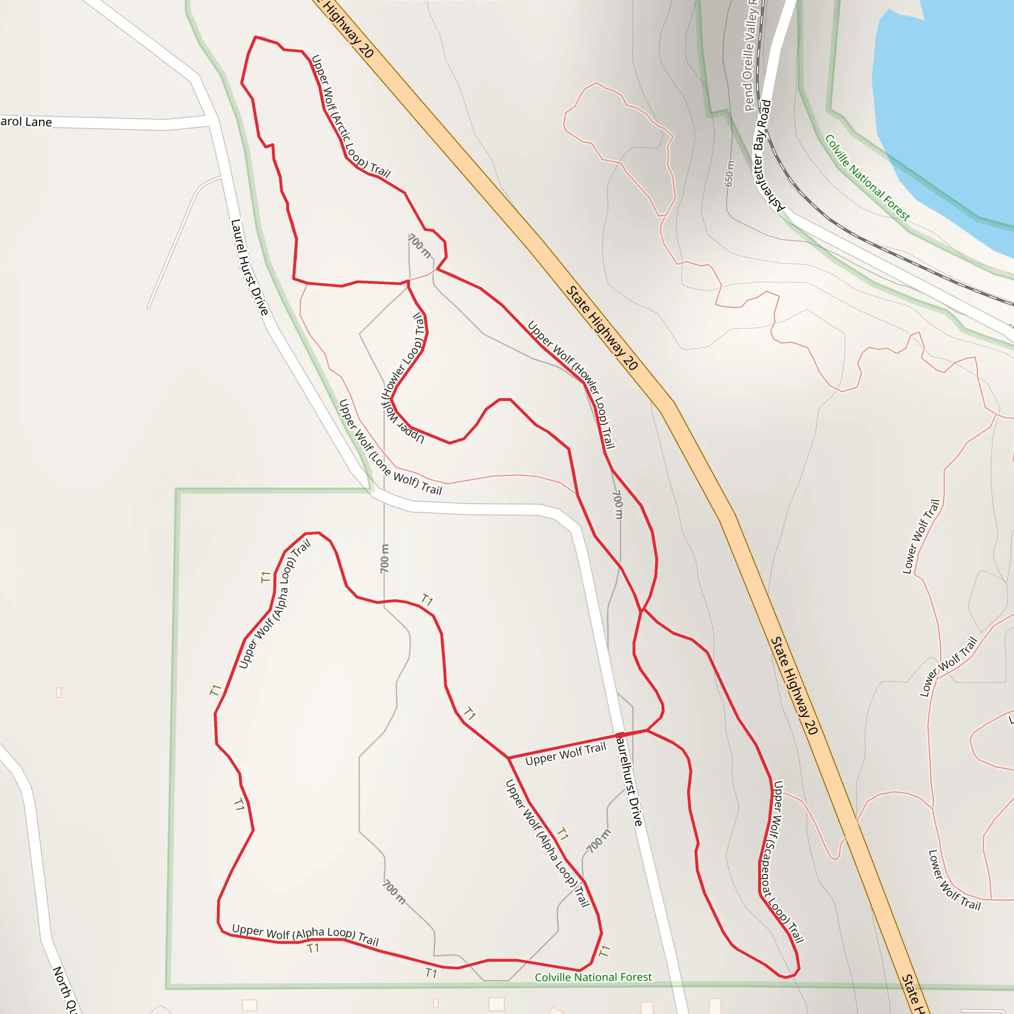 Upper Wolf - Alpha Loop Trail | Pend Oreille County | Washington