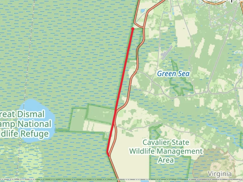 Dismal Swamp Canal Trail