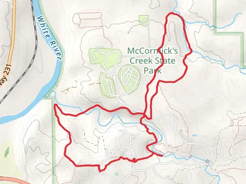 Loop along White River