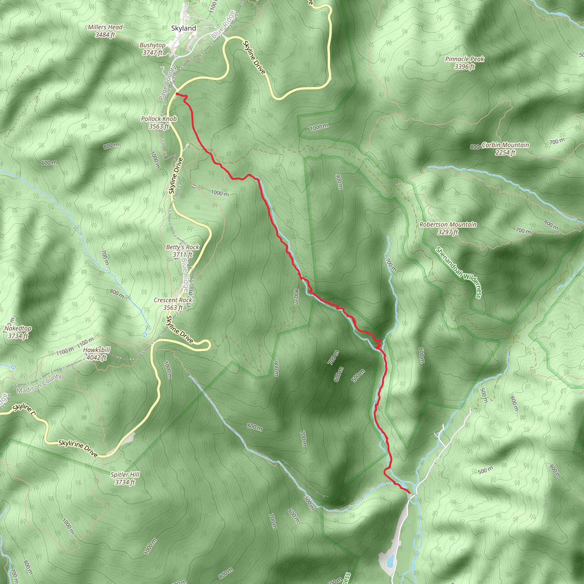 Robinson River Walk mobile static map