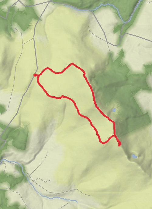 Hike on County Waterford mobile static map