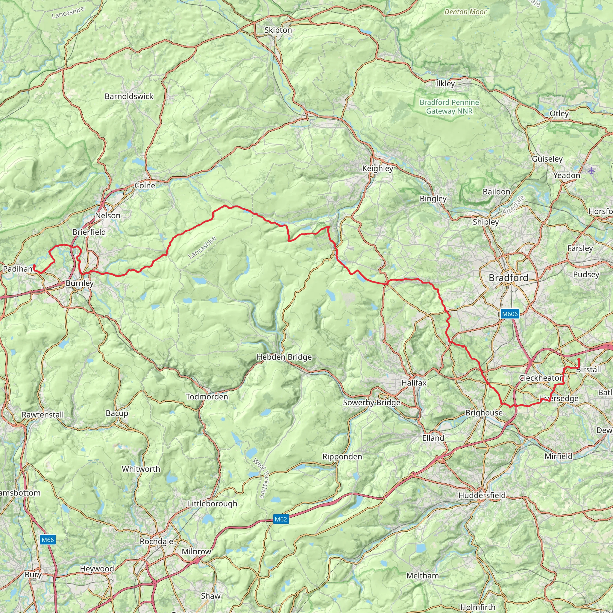 Marches Way mobile static map