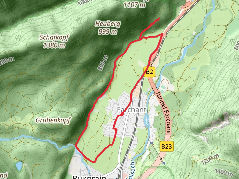 Farchant and Fotographenbank Loop via Spielleitenweg