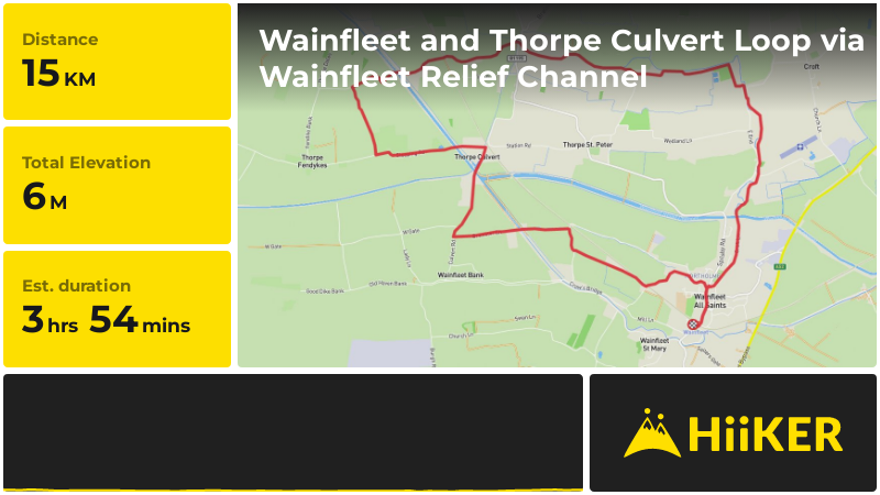 Wainfleet and Thorpe Culvert Loop via Wainfleet Relief Channel | Linco