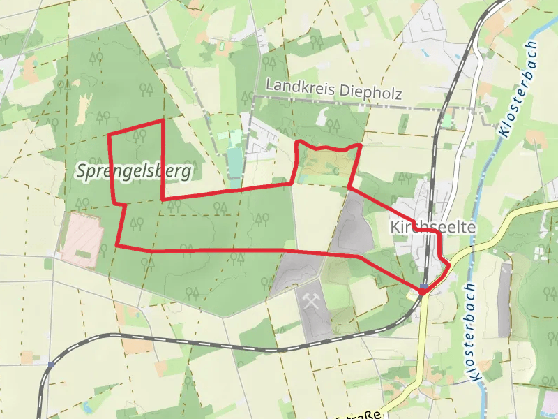 Sprengelsberg Loop via Waldweg