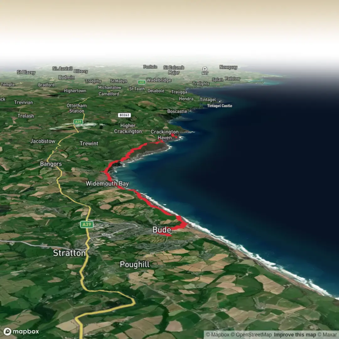 An image depicting the trail Bude to Crackington Haven — South West Coast Path and its surrounding area.