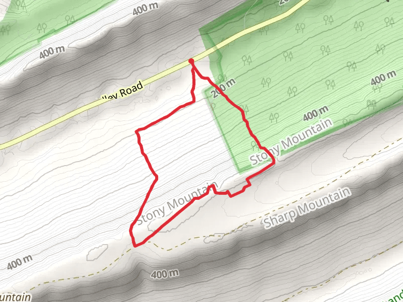 Clarks Valley Road Southern Loop Trail
