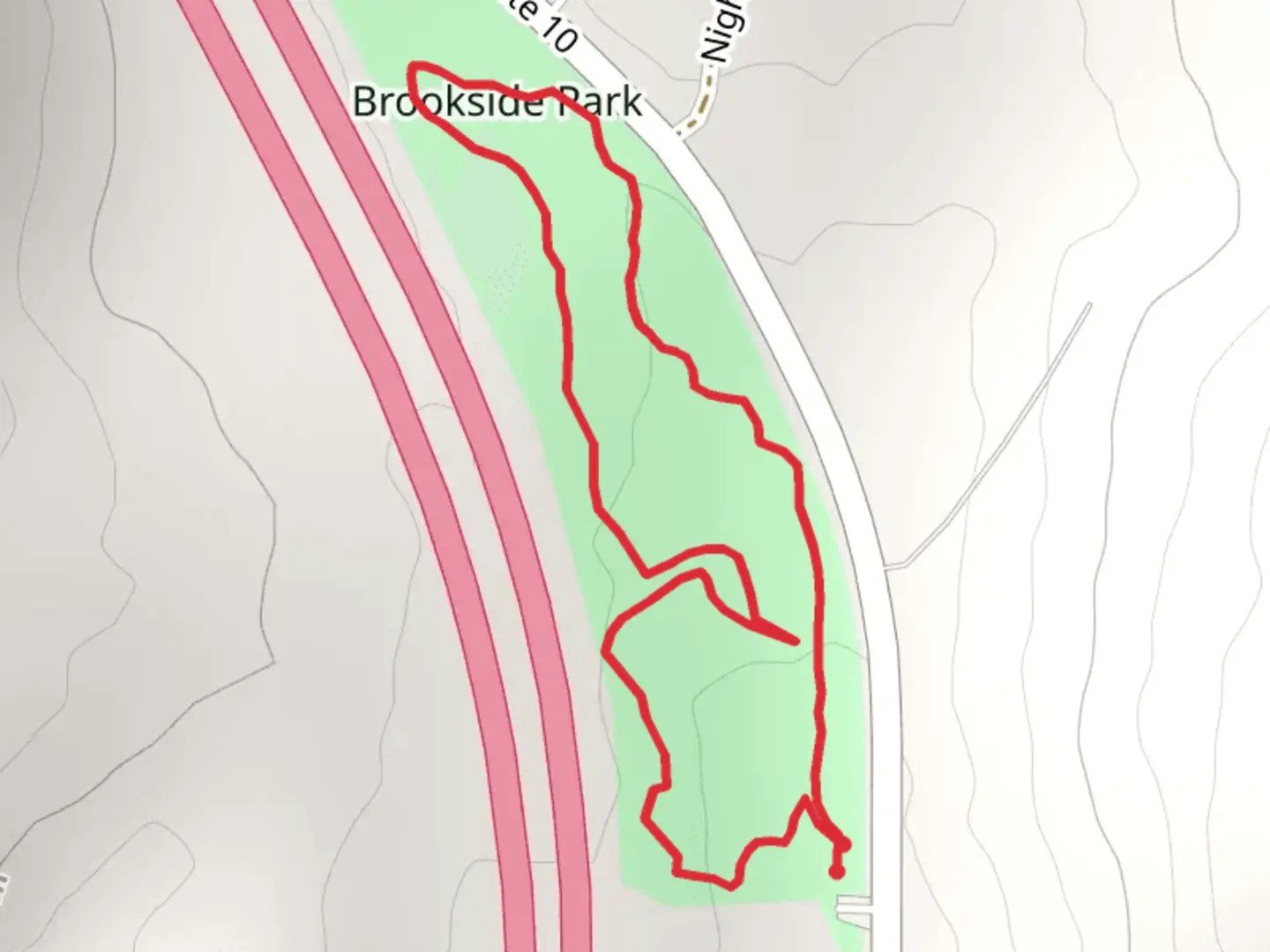 An image depicting the trail Skinner Brook Loop and its surrounding area.