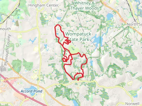 Prospect Hill, Woodpecker Pond and Accord Brook Loop