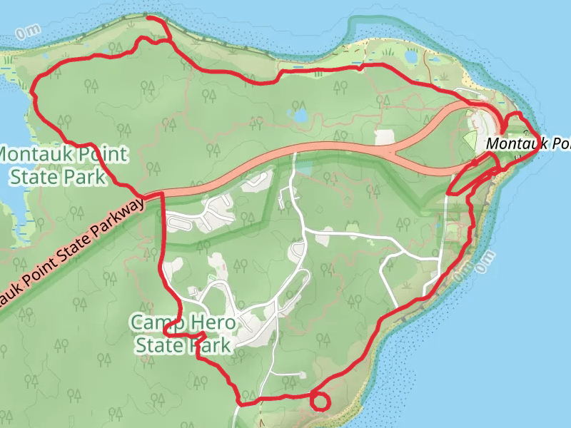 Montauk Point, Money Pond and Oyster Pond Loop Trail