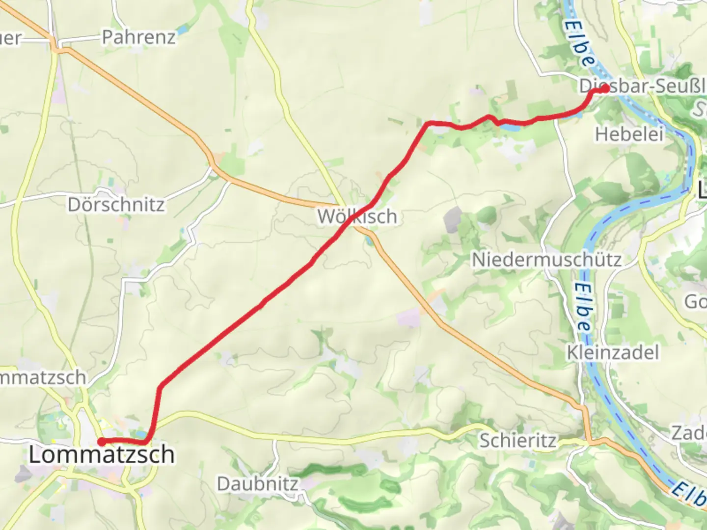 An image depicting the trail Ketzerbachweg and its surrounding area.