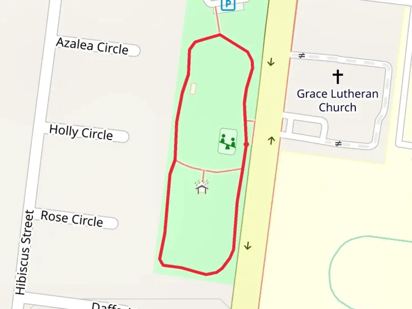 An image depicting the trail Lincoln Park Loop and its surrounding area.