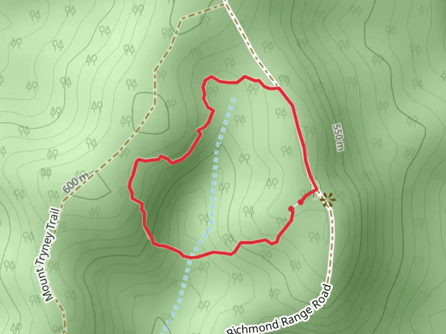 An image depicting the trail Culmaran Valley Track and its surrounding area.