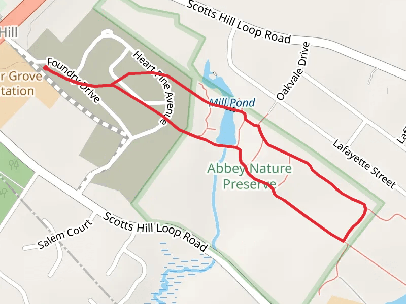 Sawmill Road and Pine Thicket Loop Trail
