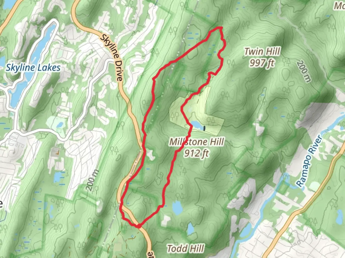 An image depicting the trail Cannonball and Schuber Loop Trail and its surrounding area.