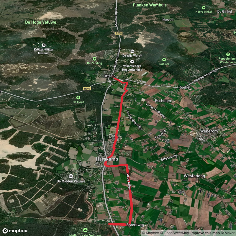 Veentje to Otterlo via Molen Weg