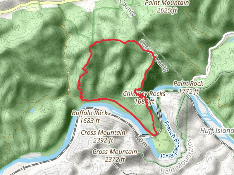 Paint Mountain and Chimney Rocks Loop Trail