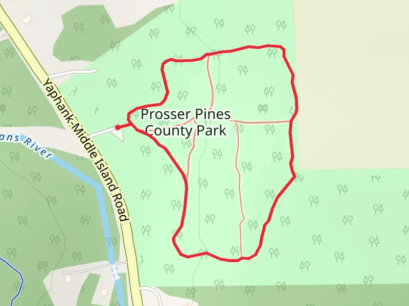 Prosser Pines Hiking Trail