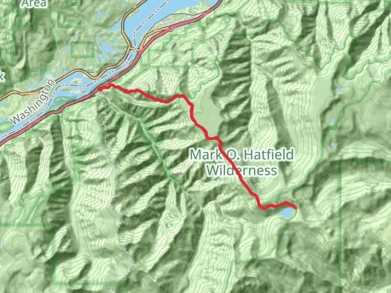 Wahtum Lake and Chinidere Mountain via PCT