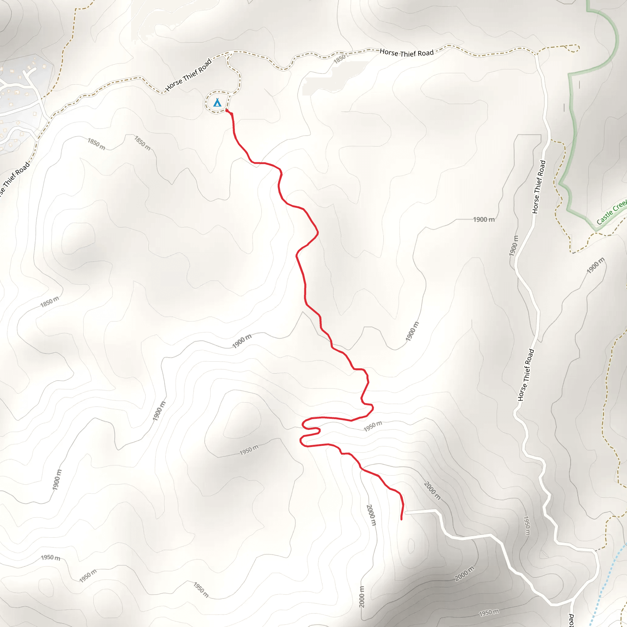 Kentuck Trail mobile static map