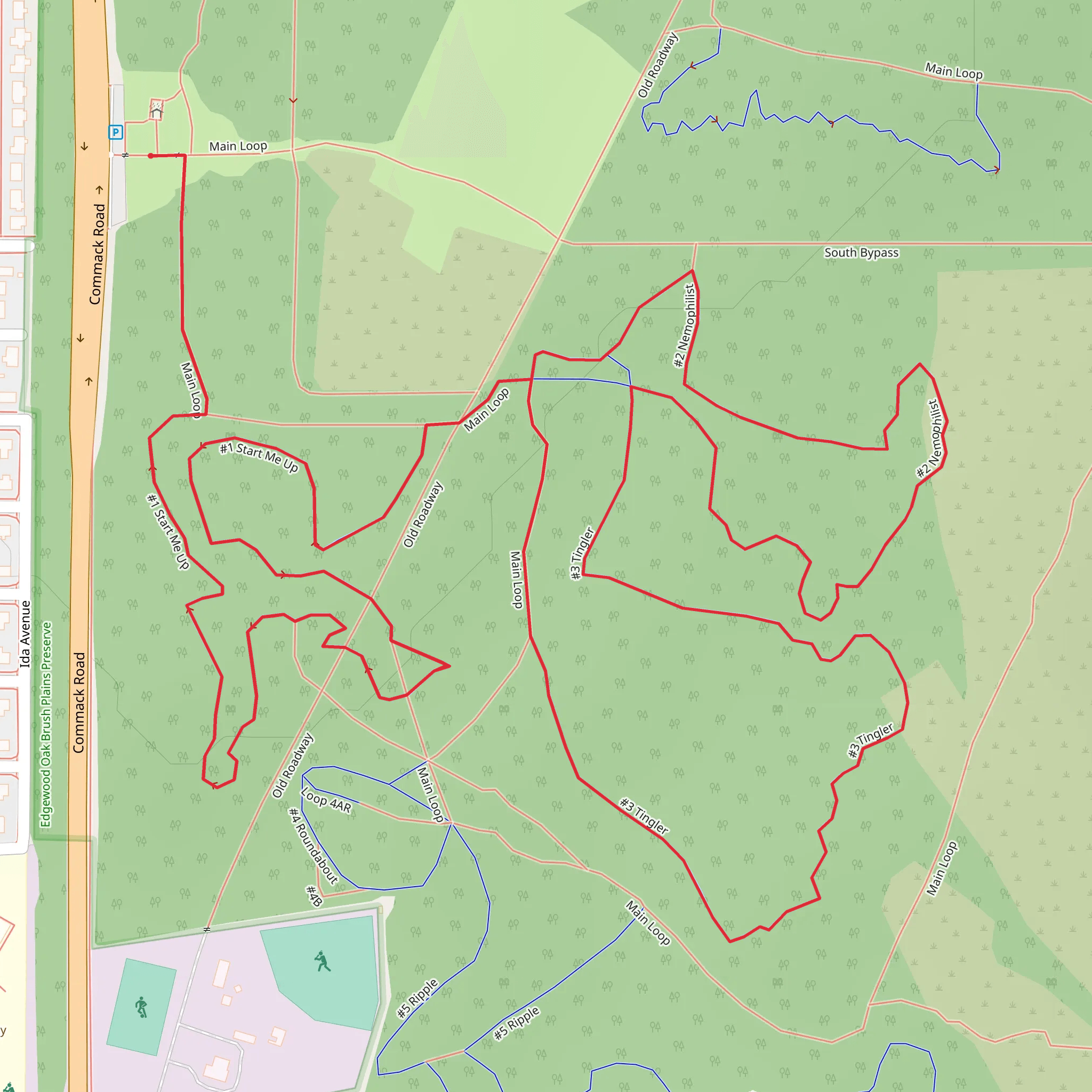 Edgewood Loop mobile static map