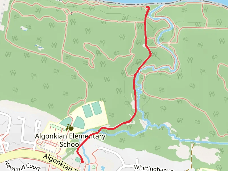 Potomac Creek from Algonkian Parkway