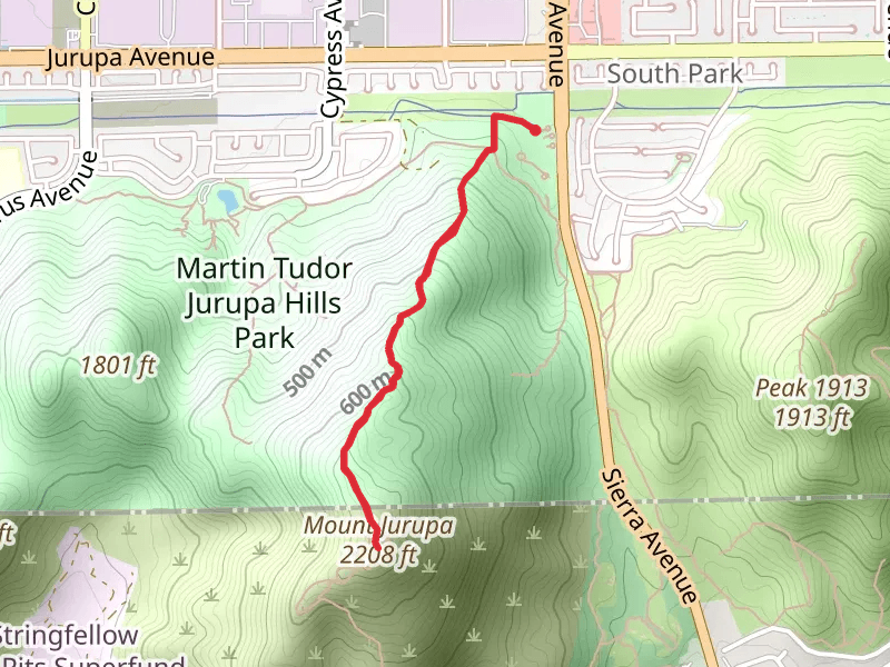 Mount Jurupa via Jurupa Hills Hike
