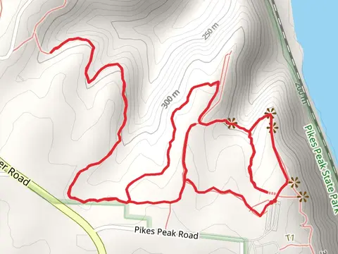 Bridal Veil Trail, Weeping Rock Trail Loop