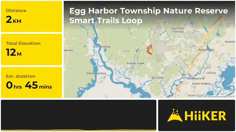 | Egg Harbor Township Nature Reserve Smart Trails Loop
