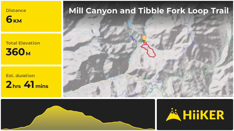Mill Canyon and Tibble Fork Loop Trail | Utah County | Utah
