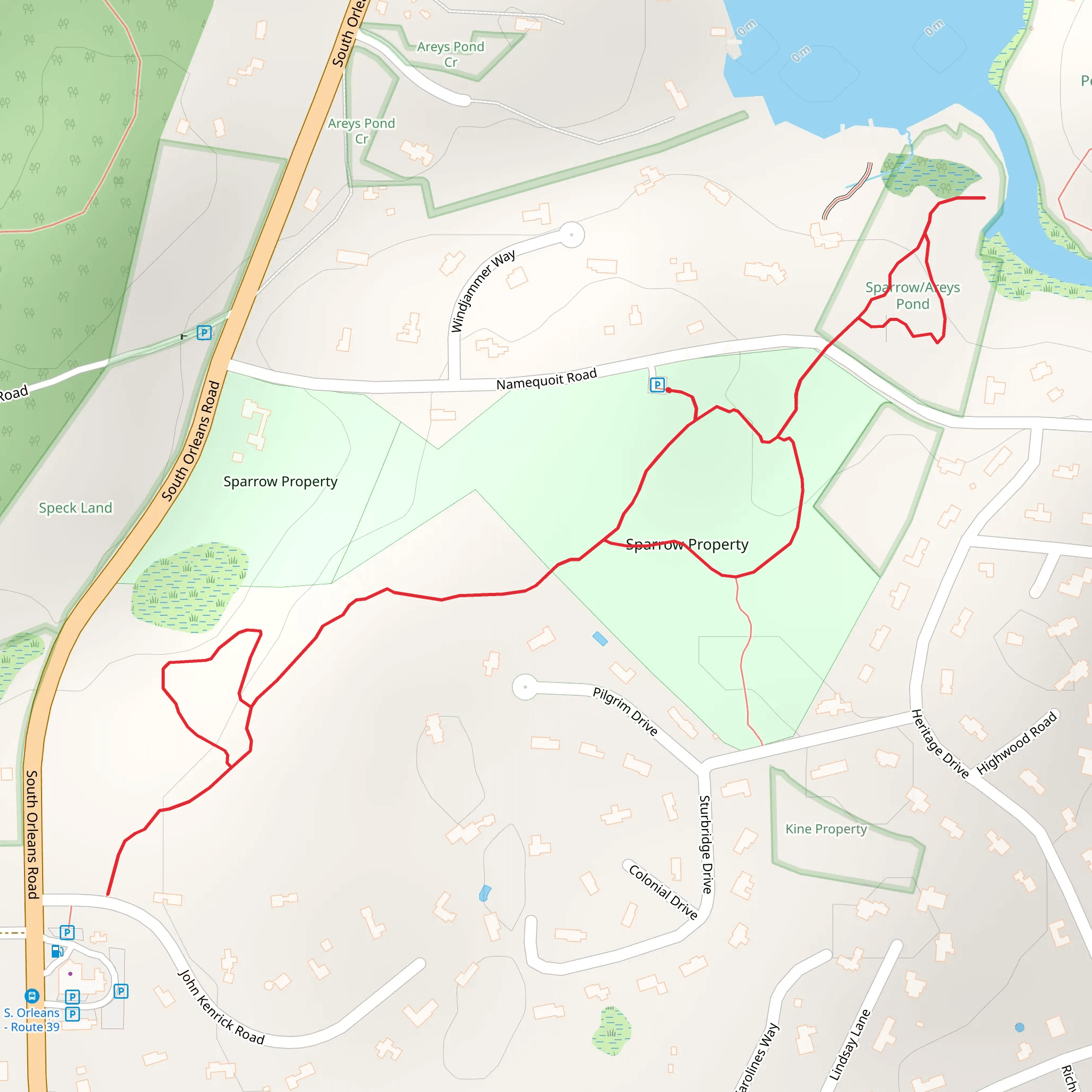 Sparrow Property Loop mobile static map