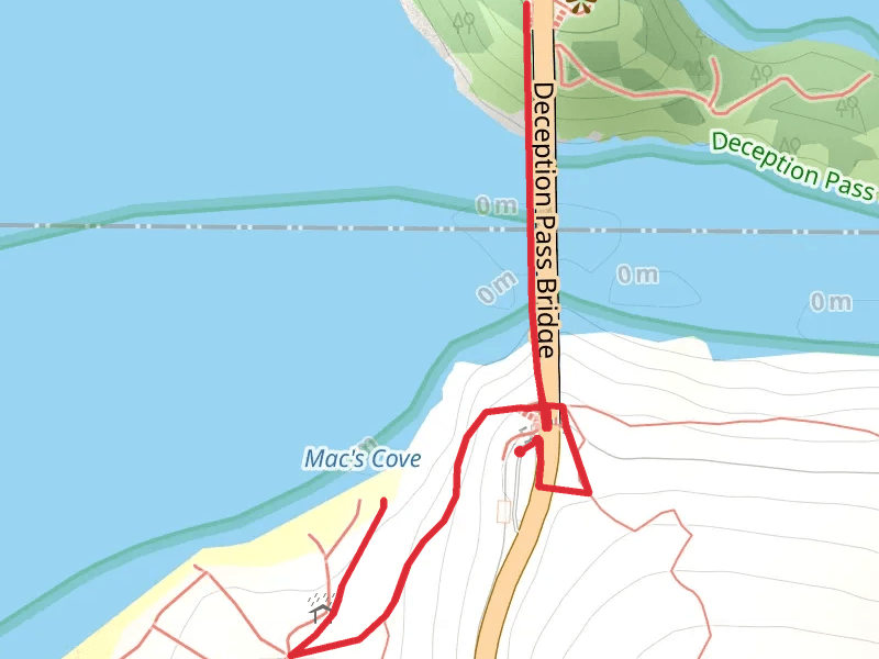 Mac's Cove and Deception Pass Bridge Walk