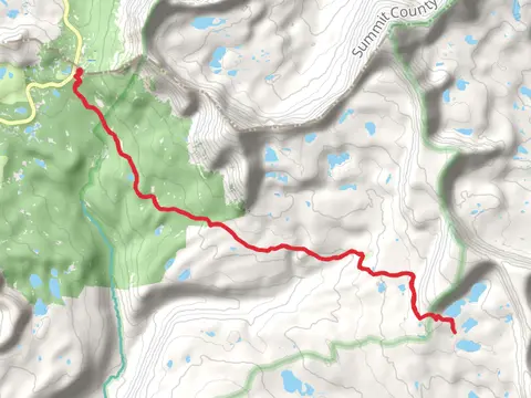 Daynes Lake and Dale Lake via Uinta Highline Trail