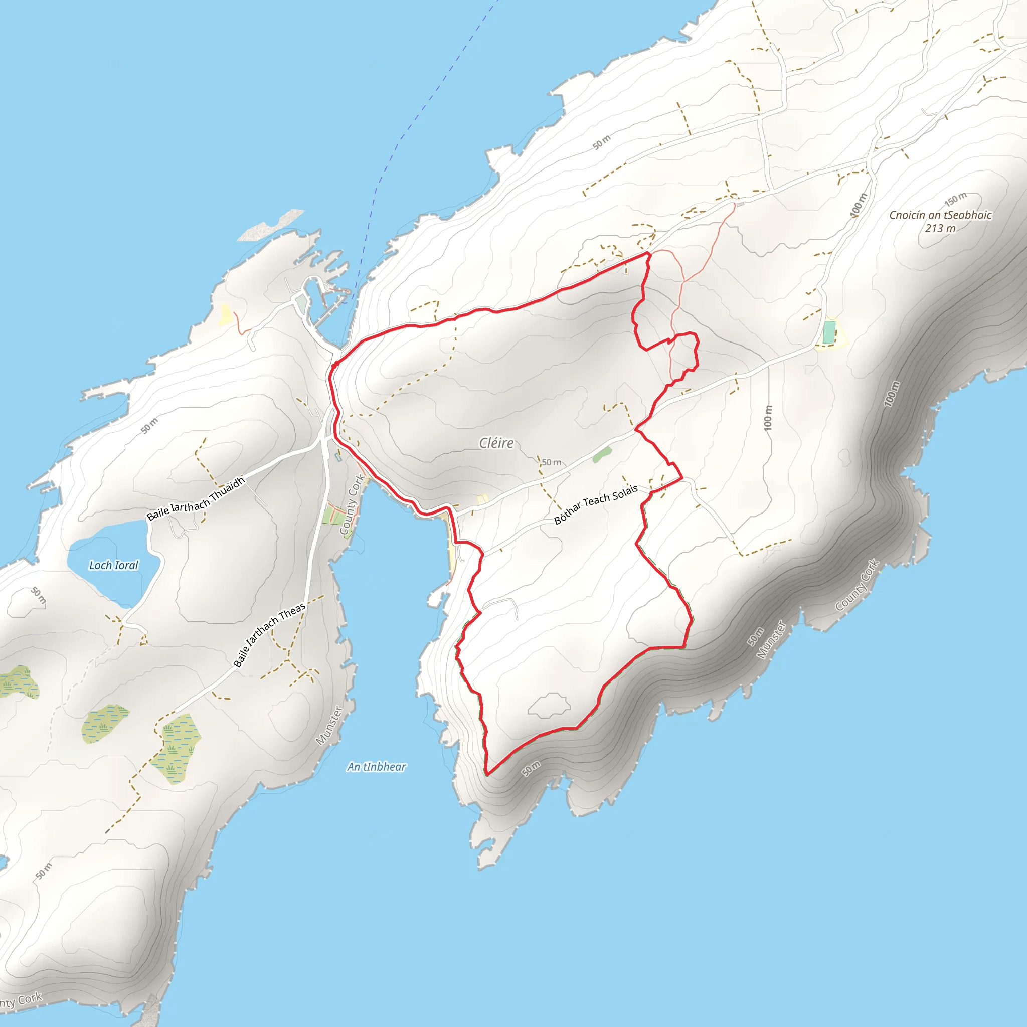 Cape Clear - Gleann Loop mobile static map