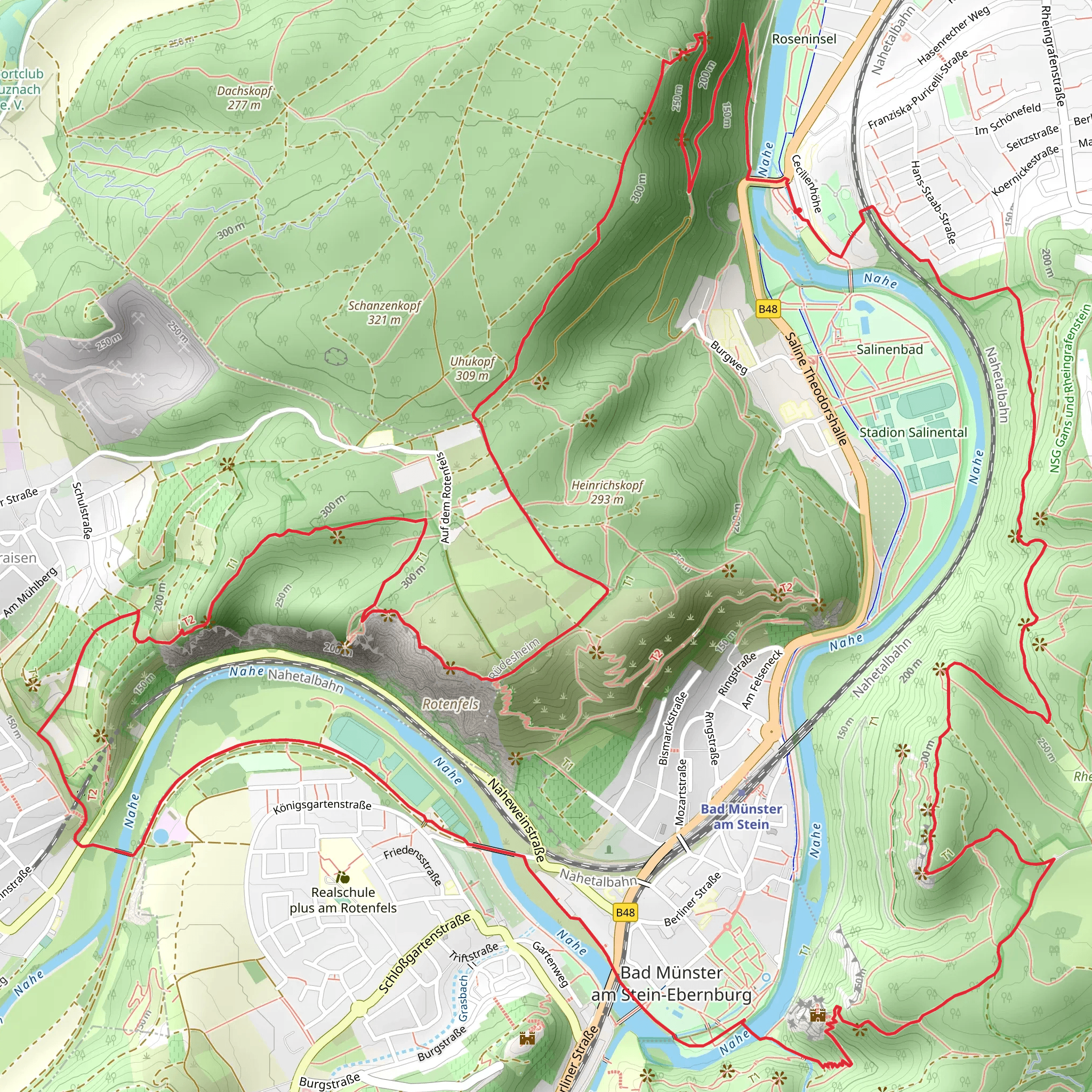 Van Recums Blick, Panoramatafel and Gans via Tour Natur mobile static map