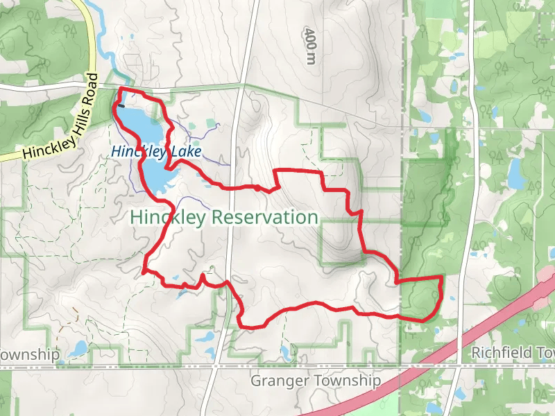 Hinckley Lake, Carriage and Bridle and Buckeye Loop Trail