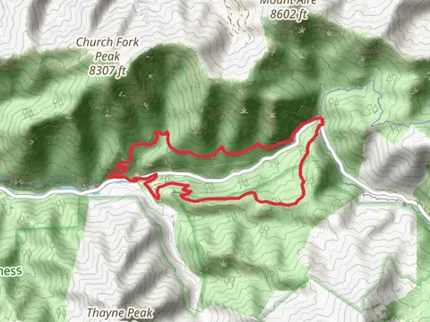 Terrace Elbow Fork trail and Pipeline Trail