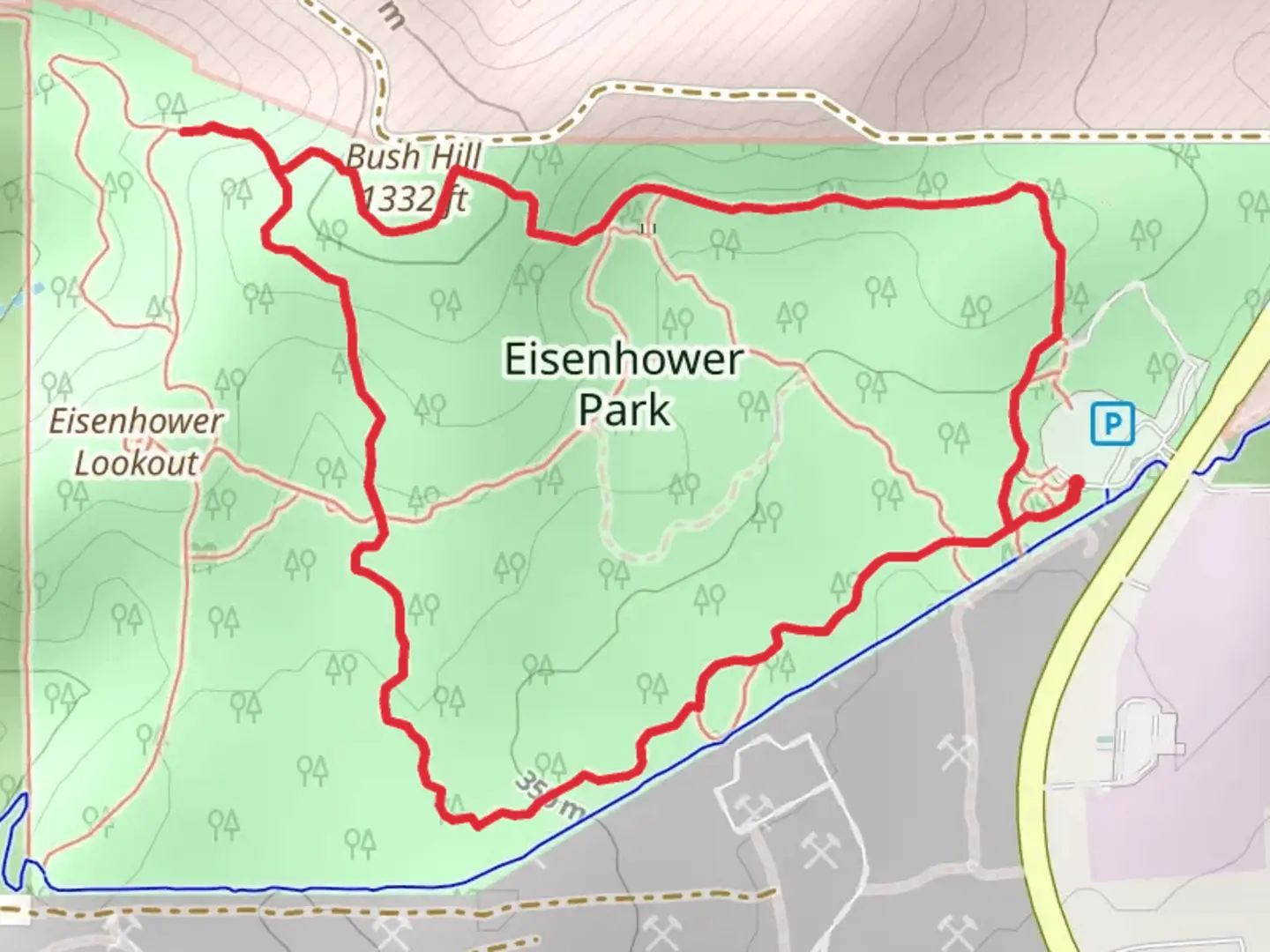 An image depicting the trail Yucca Paved and Hillview Nature Loop Trail and its surrounding area.