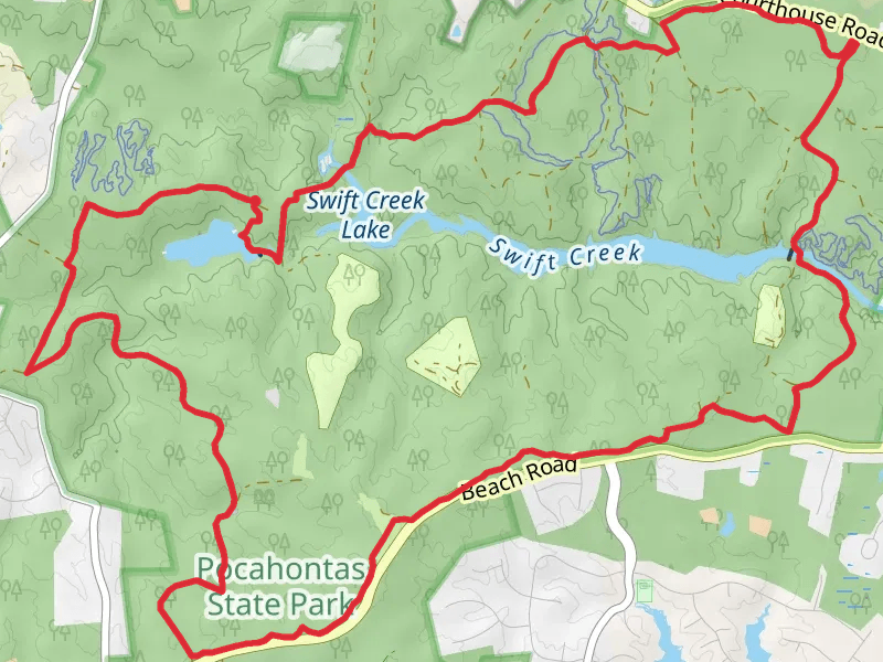 Swift Creek and Beaver Lake Loop