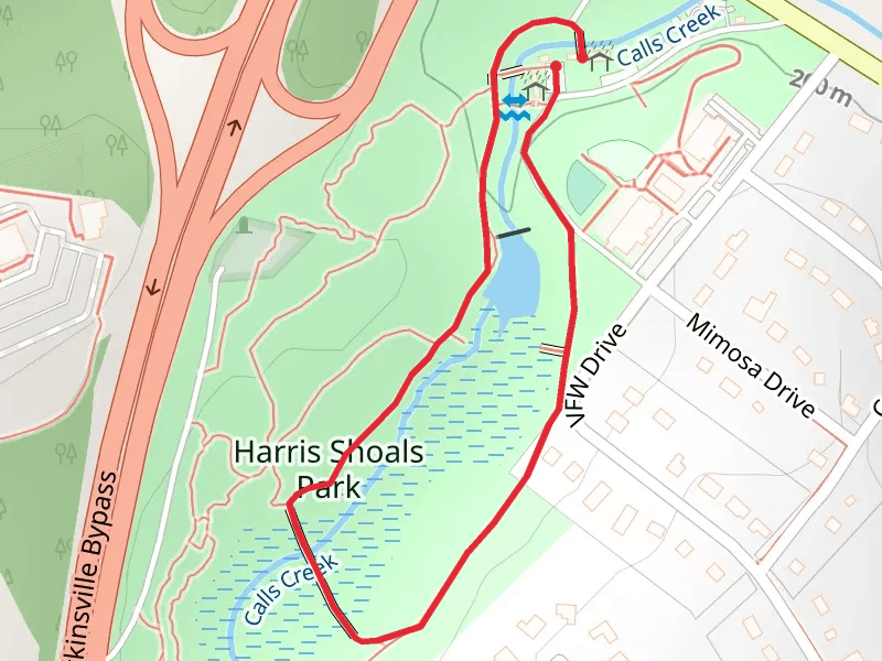 Harris Shoals Park Loop