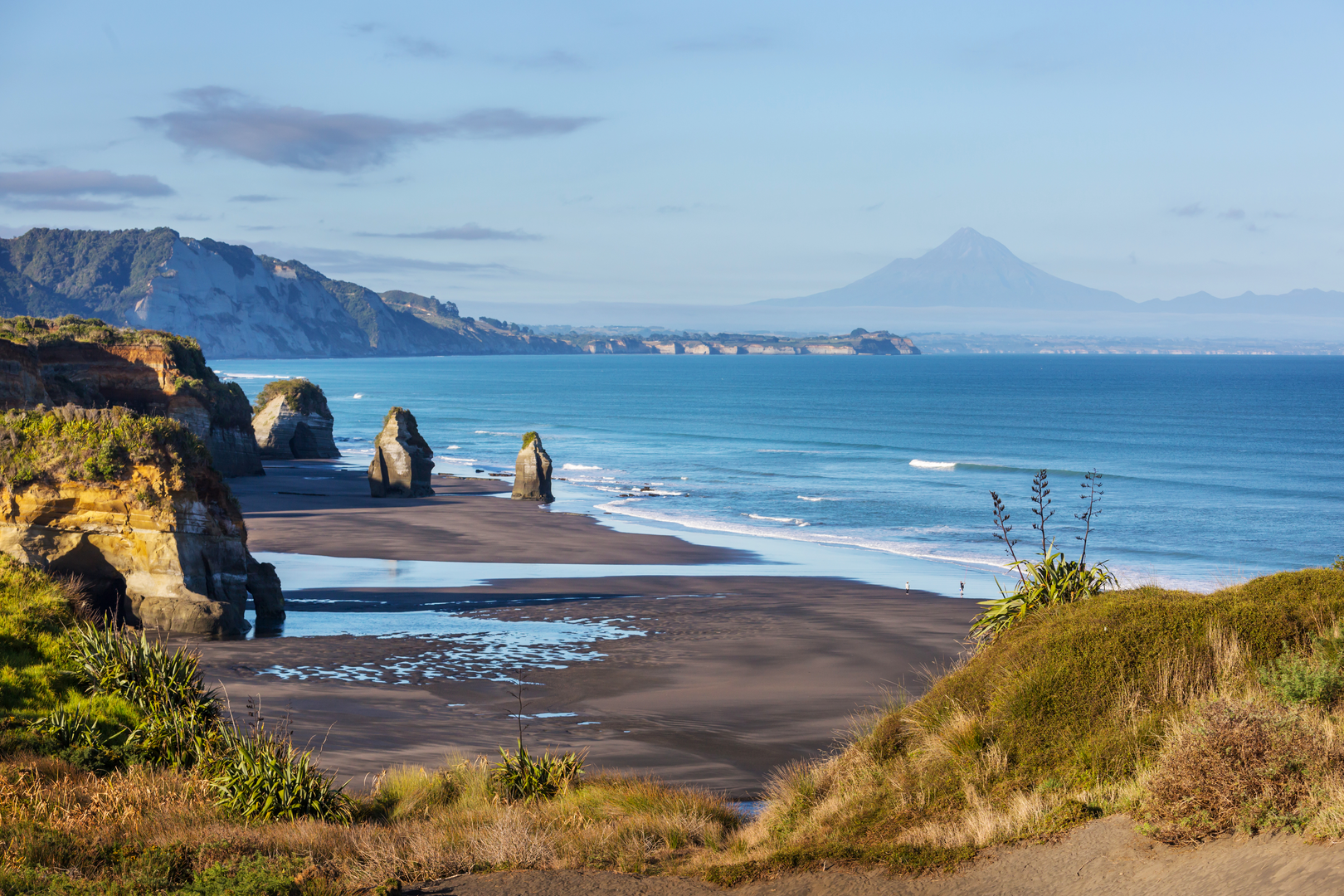 An image depicting the trail Kauri Beach to Ocean Beach Trail and its surrounding area.
